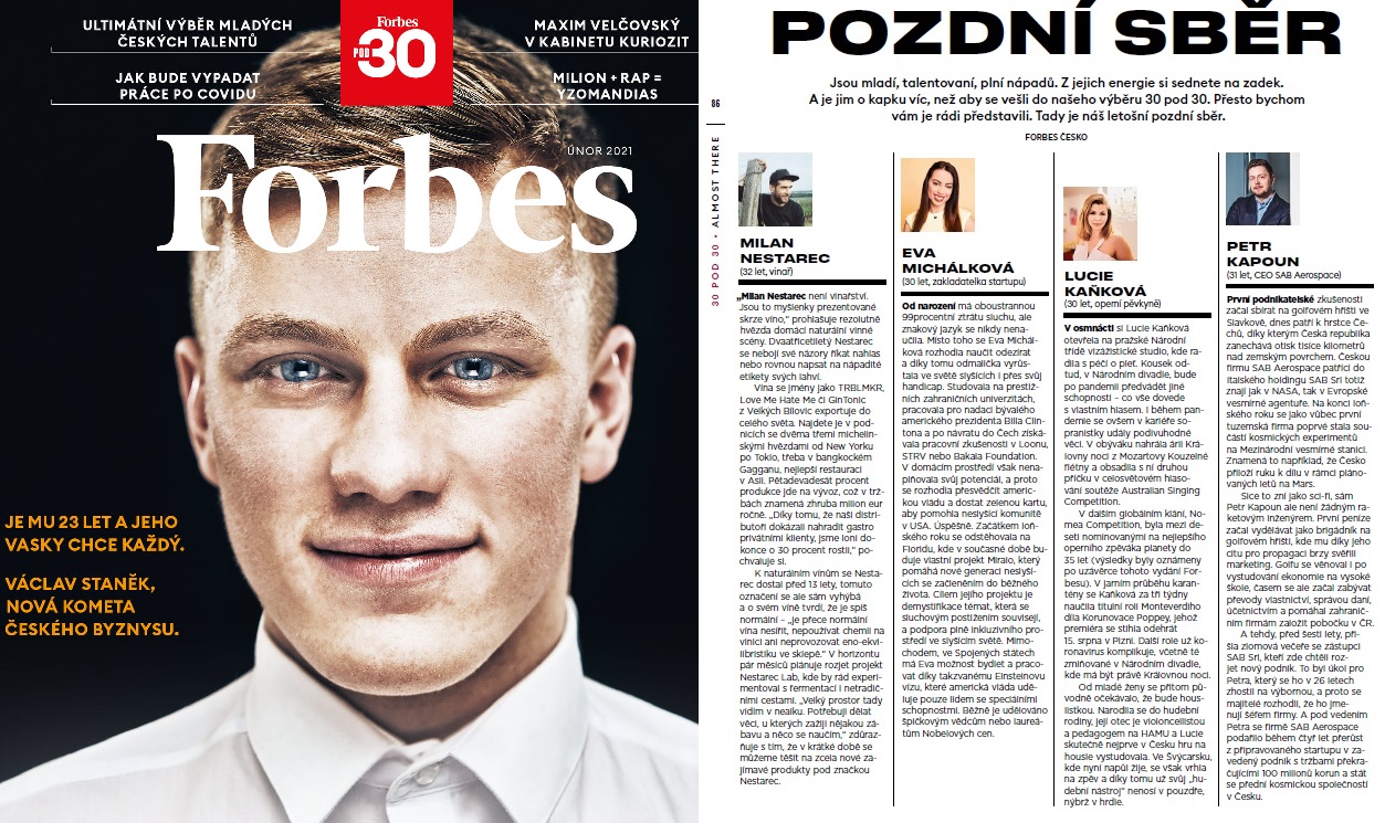 Lucie Kaňková – Forbes